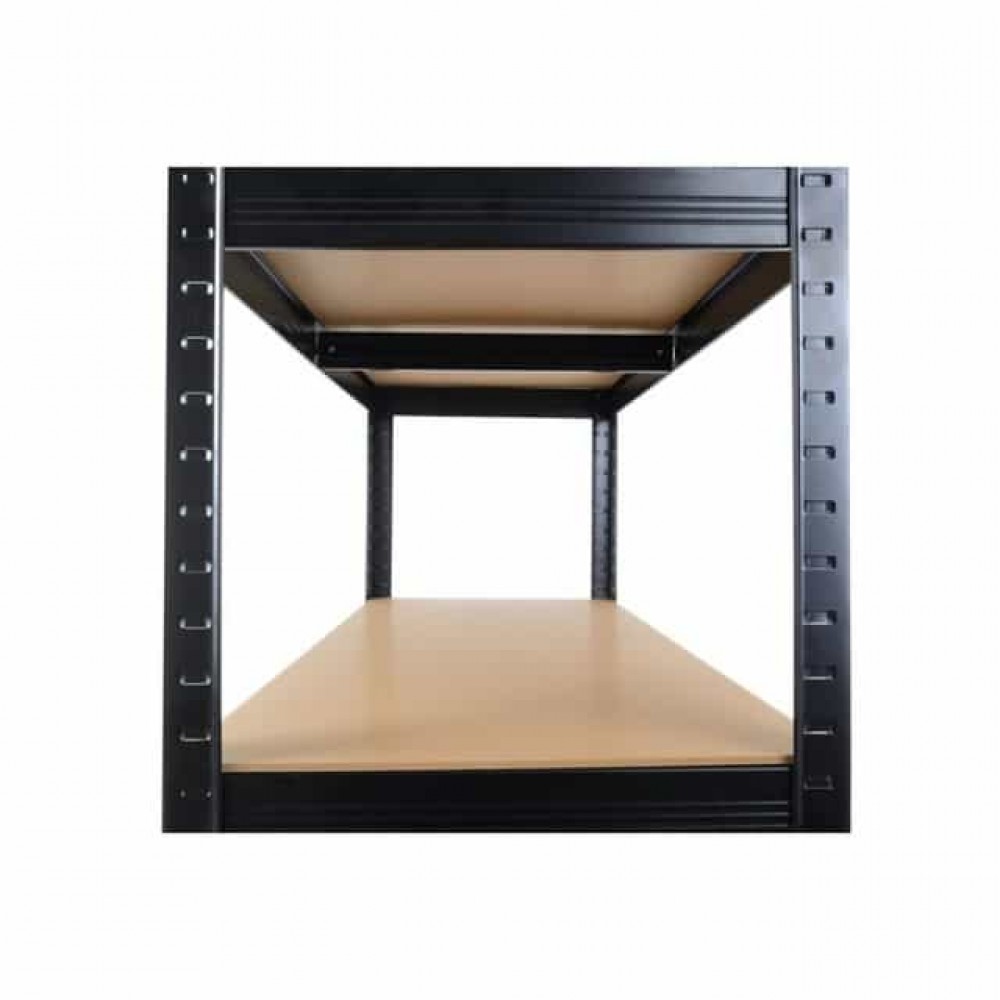 Стелаж металевий 5 полиць Siker P9040 чорний 180х90х40 см