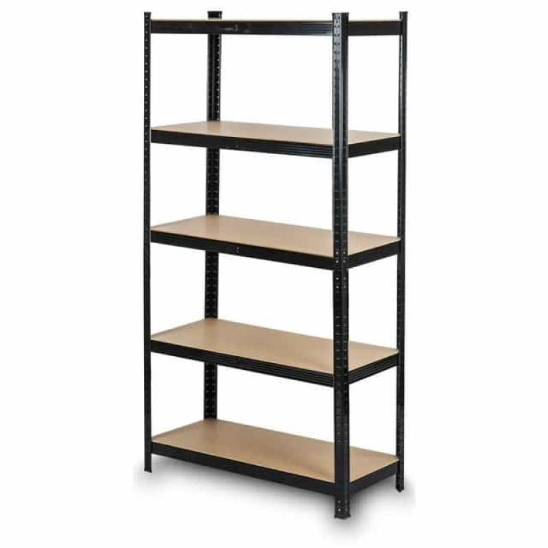 Стелаж металевий Siker P7030 150х70х30 см чорний
