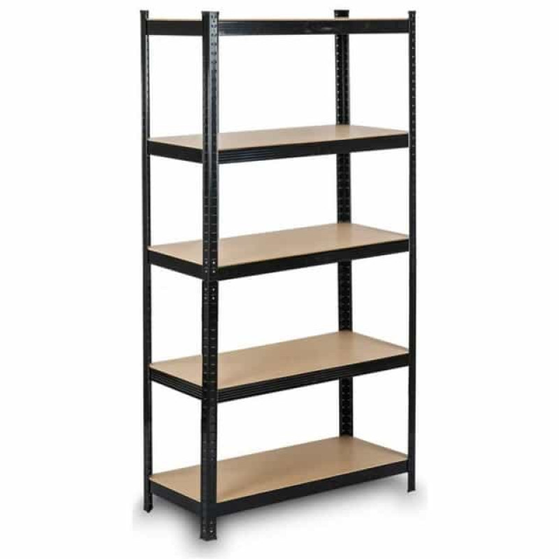 Стелаж металевий Siker P7030 150х70х30 см чорний