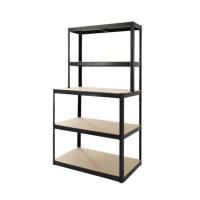 Стеллаж металлический 5 полок Siker SP106030C черный 180×100×60 см