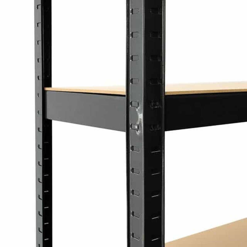 Стеллаж металлический 5 полок Siker SP106030C черный 180×100×60 см
