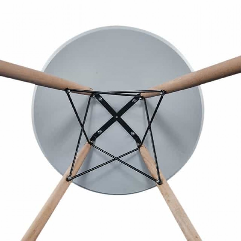 Стіл обідній круглий 60 см Bonro ВN-957 білий