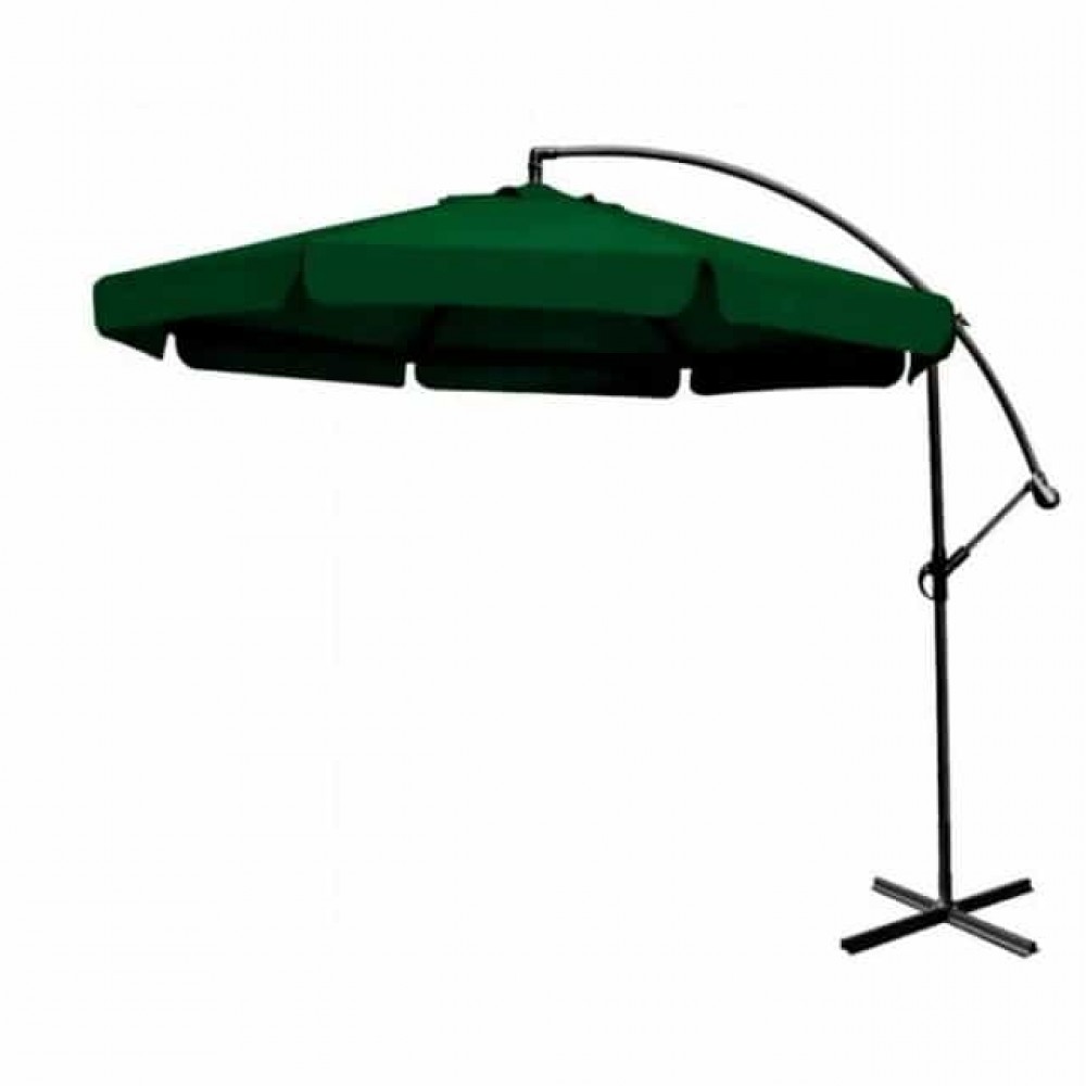 Зонт садовый с наклоном зеленый Bonro 3.0 M*6K