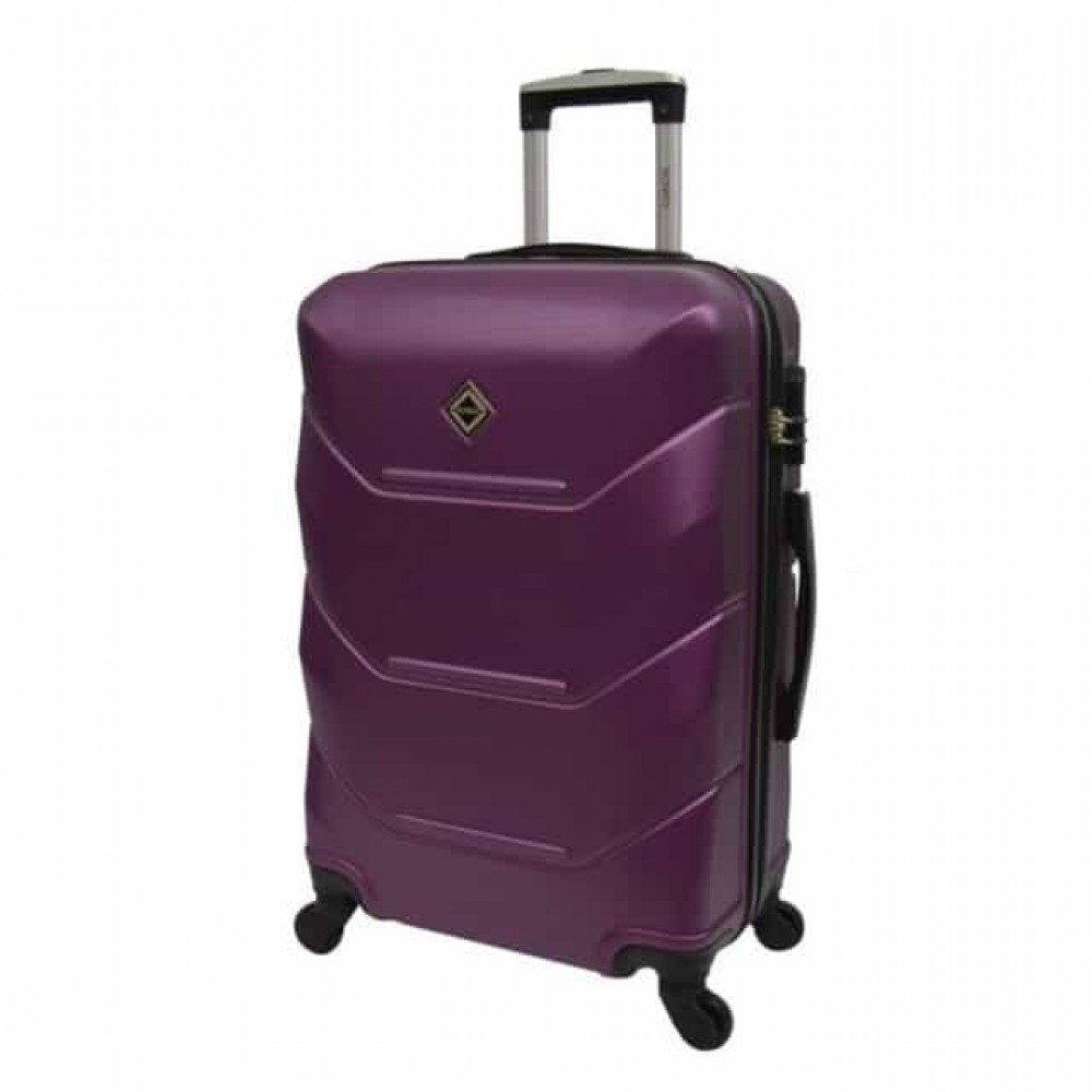 Набір валіз Bonro 2019 - 3 штуки, бузкові