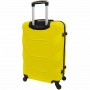 Комплект из 2 пластиковых чемоданов Bonro 2019 (средний, большой), желтые