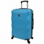 Комплект з 2х пластикових валіз Bonro 2019 (середня, велика), блакитні
