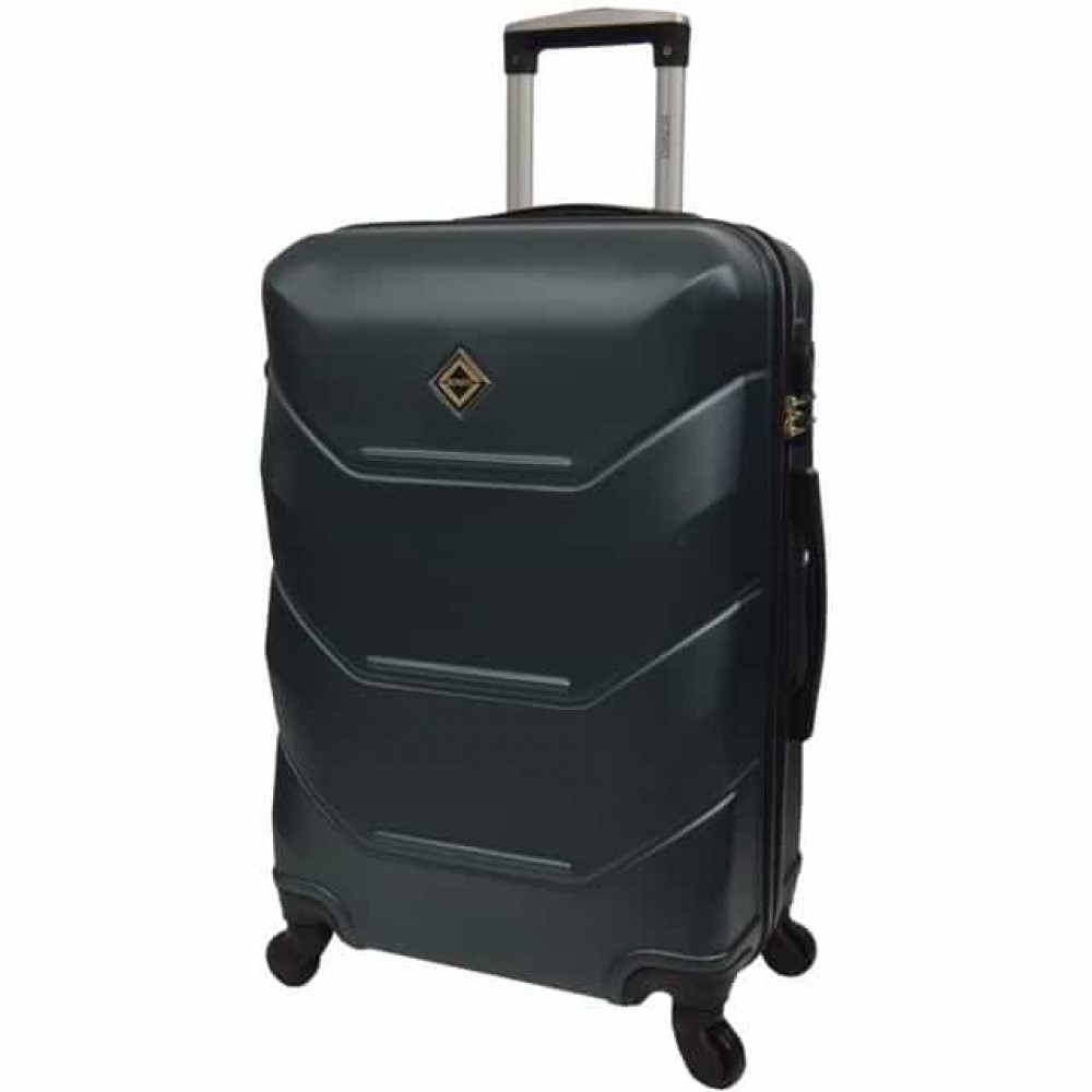 Комплект из 2 пластиковых чемоданов Bonro 2019 (средний, большой), изумрудные