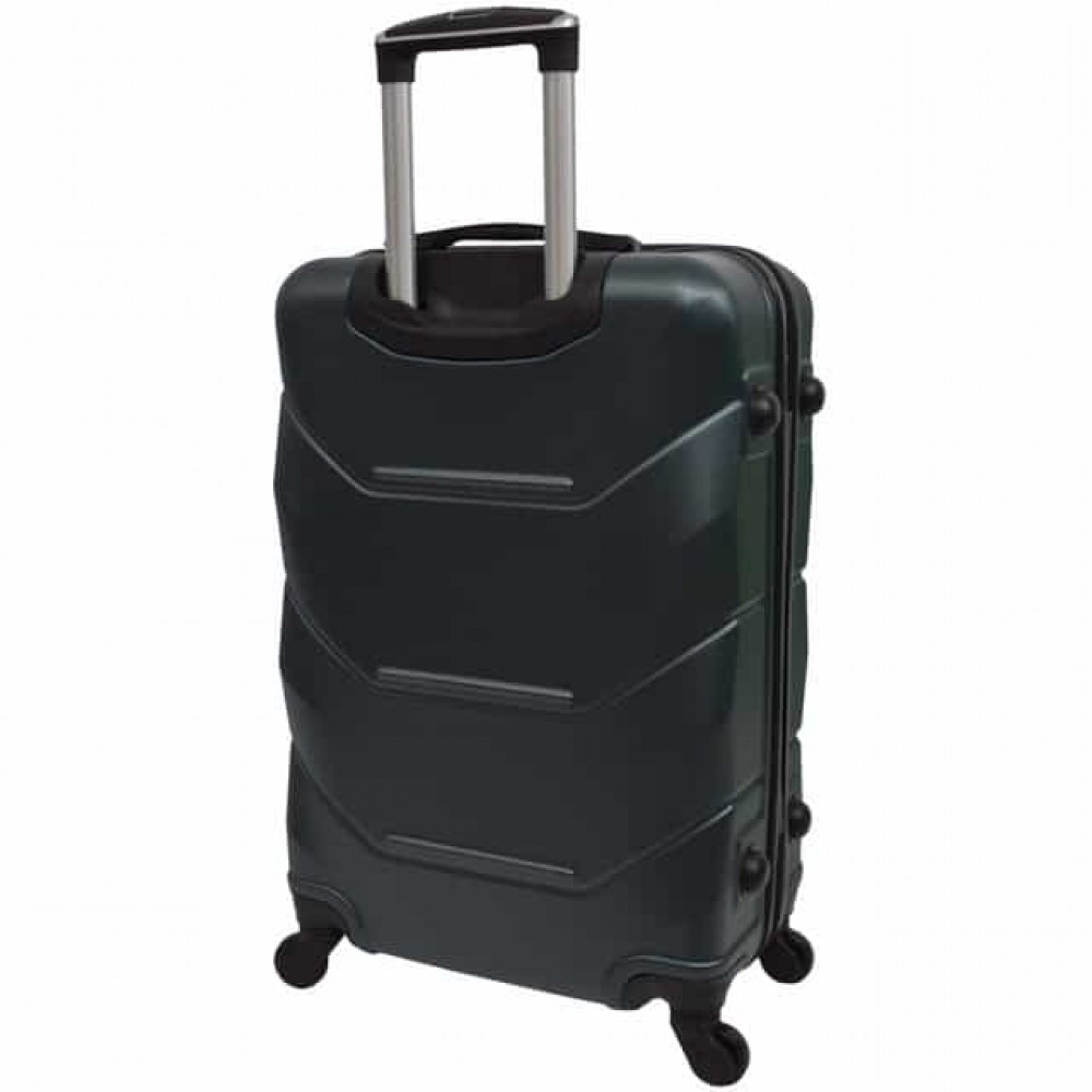 Комплект из 2 пластиковых чемоданов Bonro 2019 (средний, большой), изумрудные