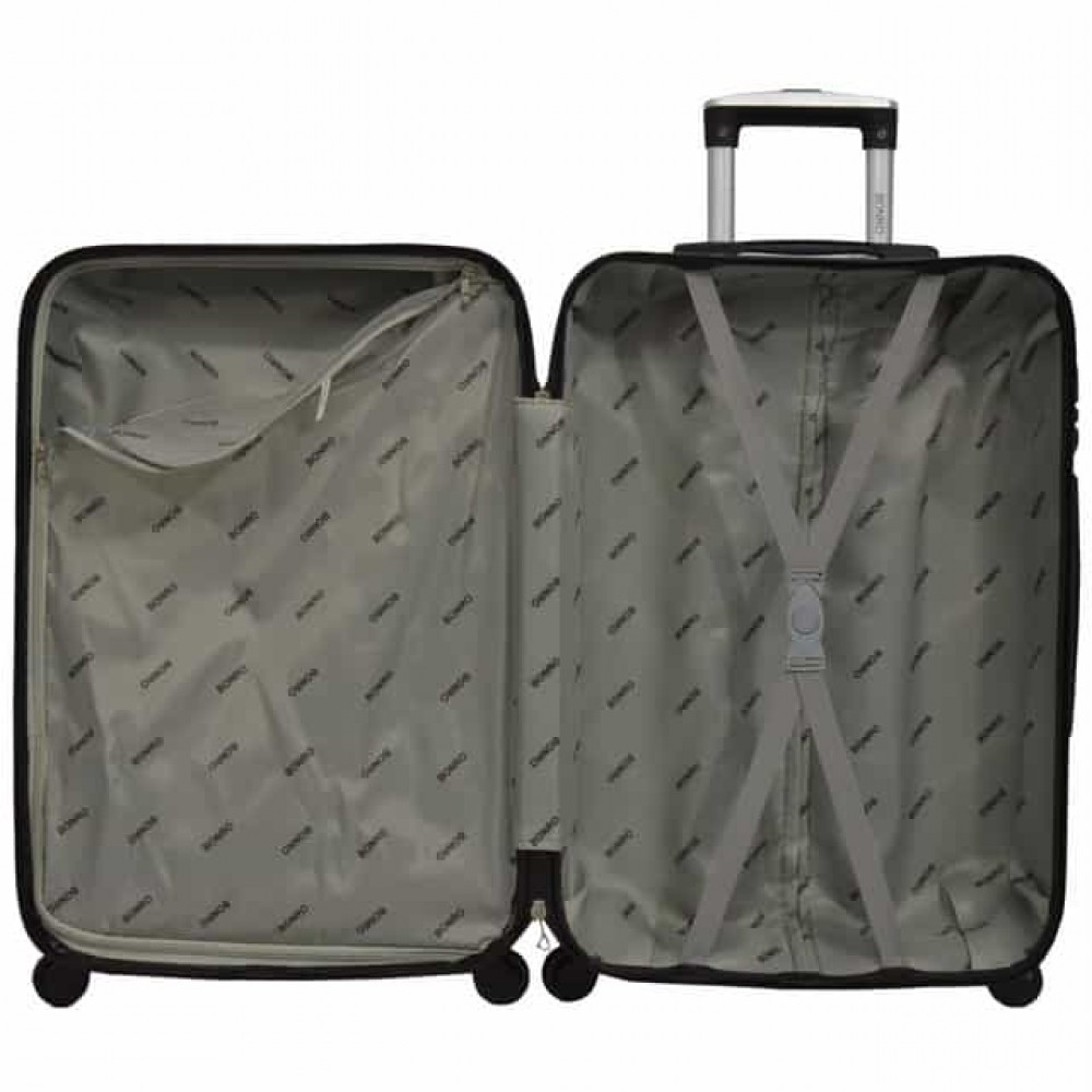 Комплект из 2 пластиковых чемоданов Bonro 2019 (средний, большой), изумрудные