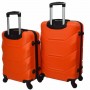 Комплект з 2х пластикових валіз Bonro 2019 (середня, велика), помаранчеві