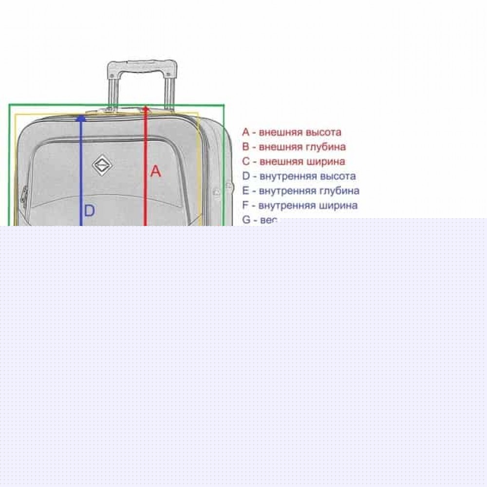 Чемодан Bonro Style (большой) черный
