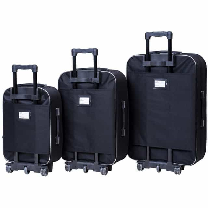 Набор чемоданов Bonro Style -3 штуки (S, M, L), синие
