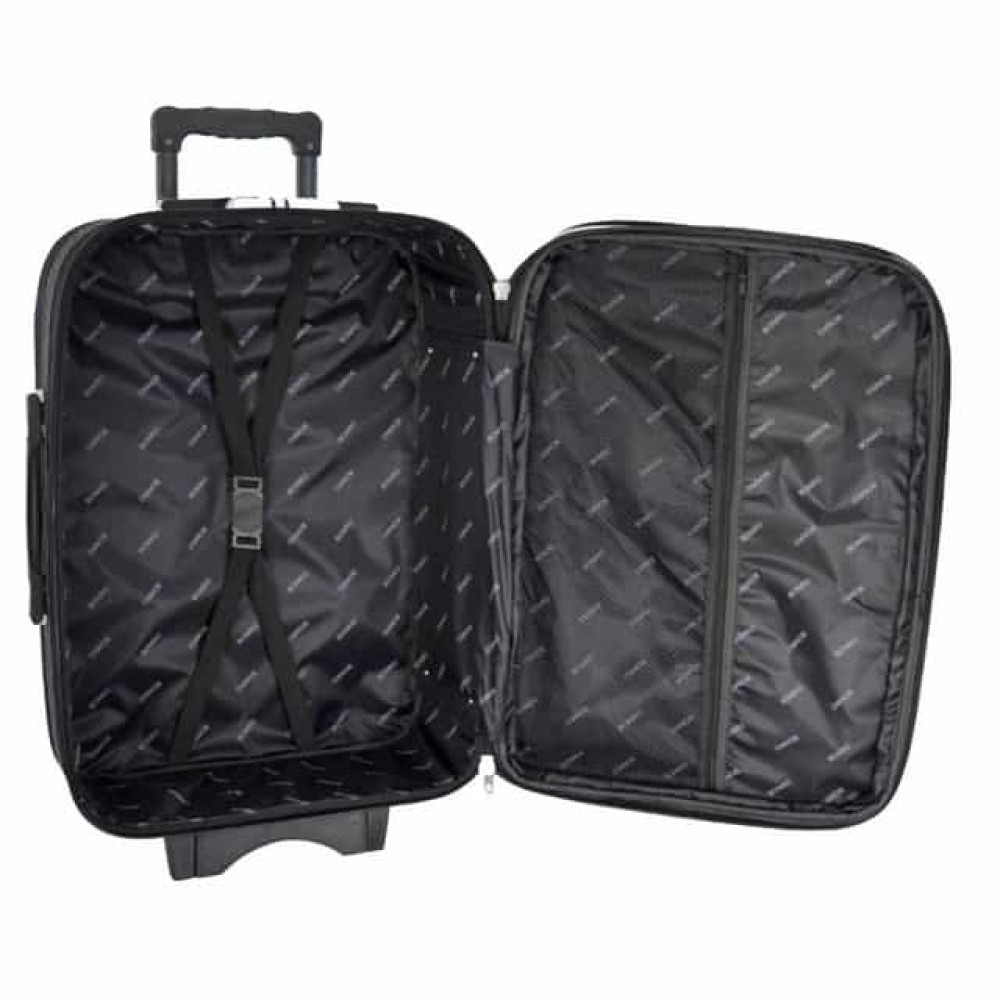 Комплект из 2-х чемоданов Bonro Style (средний, большой), черные