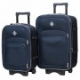Комплект из 2-х чемоданов Bonro Style (средний, большой), синие