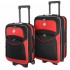 Комплект из 2-х чемоданов Bonro Style (средний, большой), черно-красные