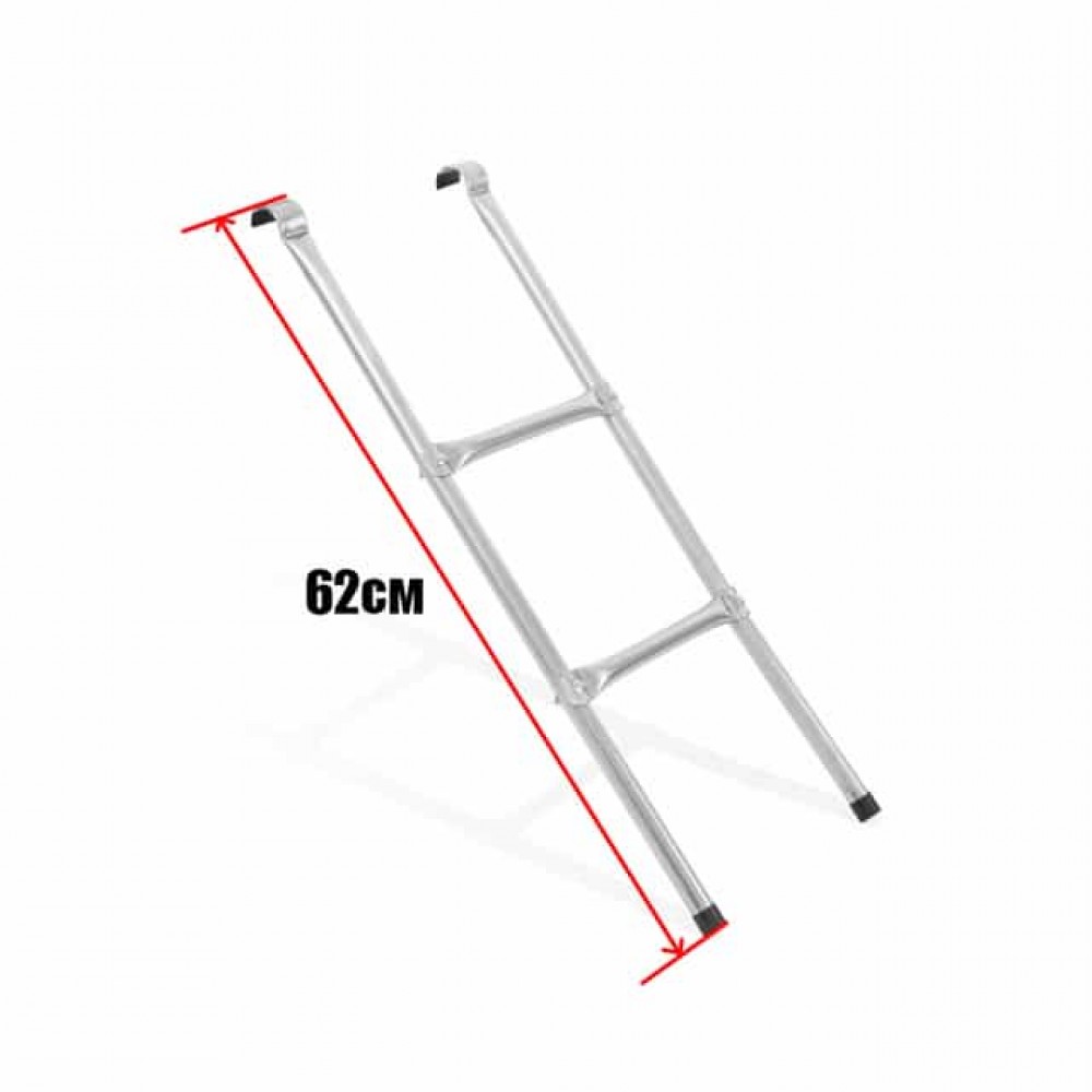 Батут Atleto Green 183 см с внешней сеткой и лестницей