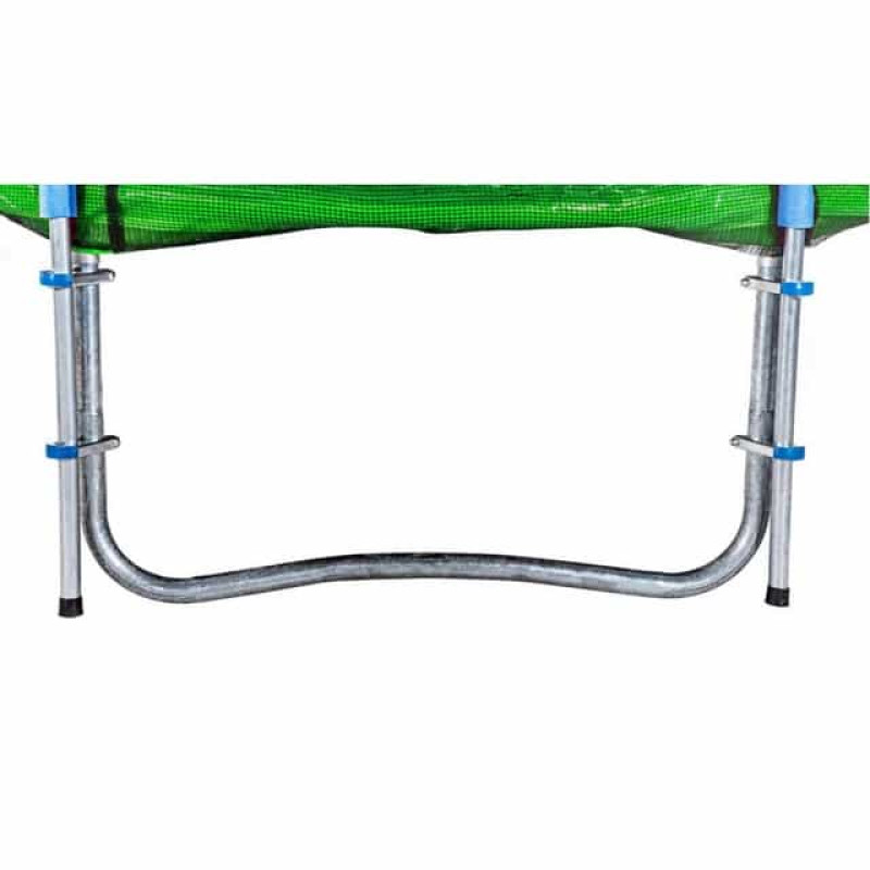 Батут Atleto Green 252 см с внешней сеткой и лестницей