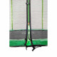 Батут Atleto Green 252 см с внешней сеткой и лестницей