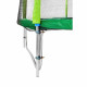 Батут Atleto Green 252 см с внешней сеткой и лестницей