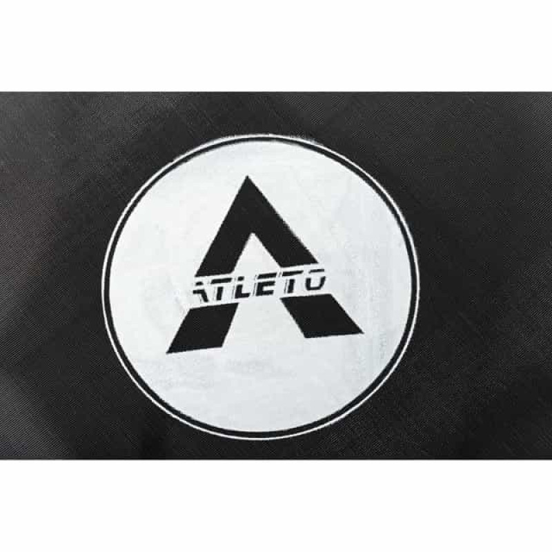 Батут Atleto Green 252 см с внешней сеткой и лестницей