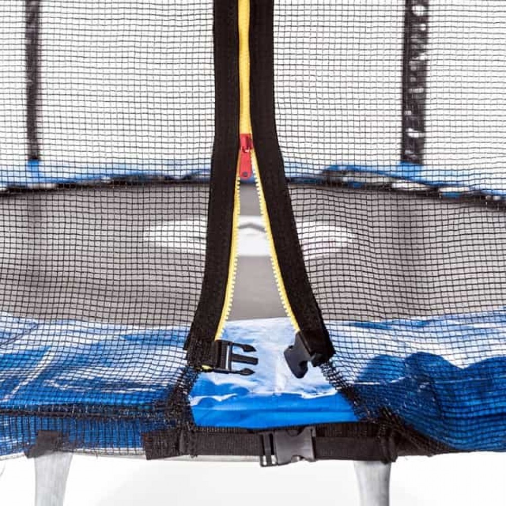 Батут Atleto 312 см з сіткою і драбинкою