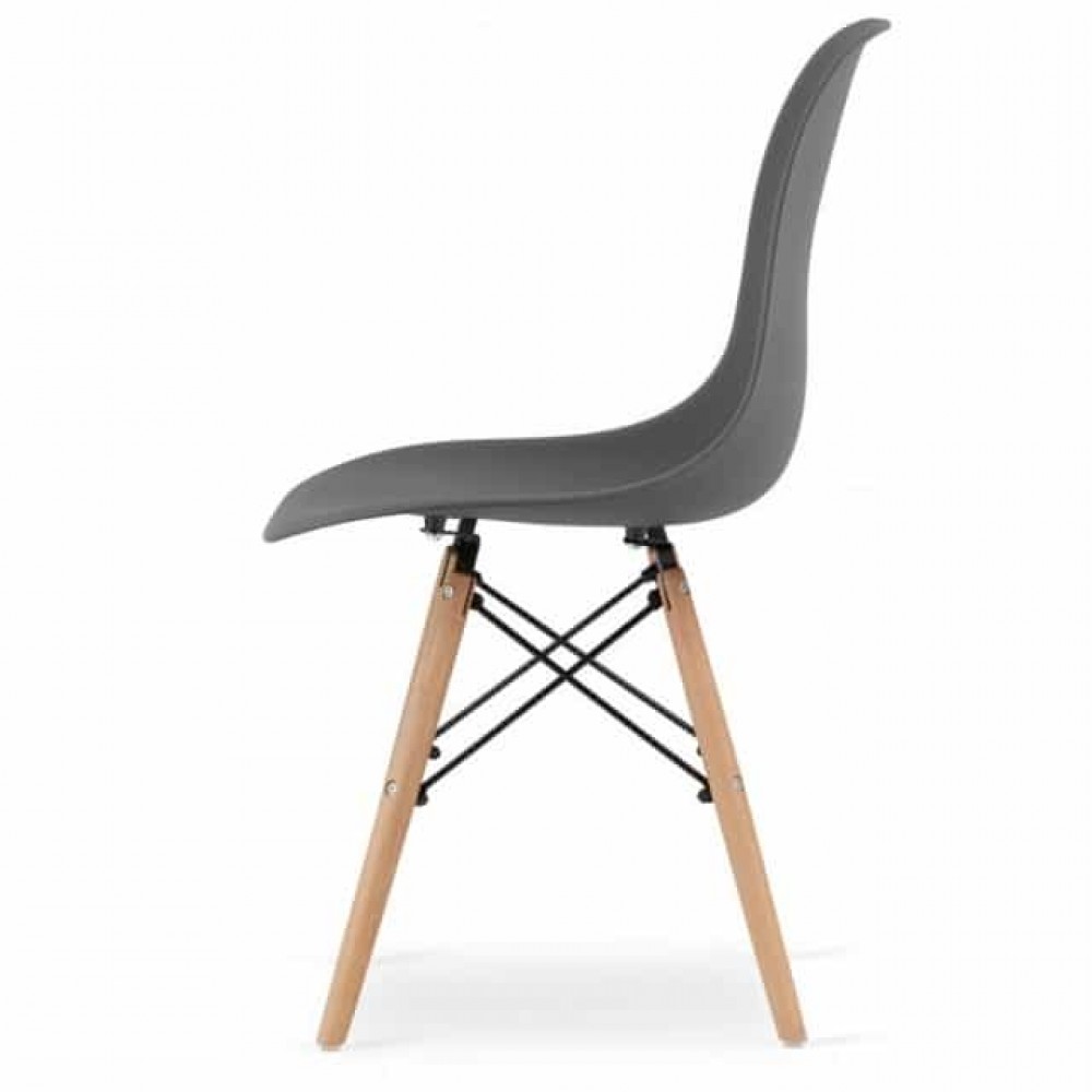 Комплект із 4 крісел Bonro В-173 FULL KD сірі