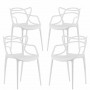 Набір із 4 крісел Bonro B-486 білі