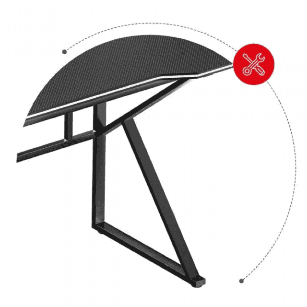 Стол письменный металлический лофт 0.8 мм Bonro 276