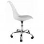 Крісло офісне Bonro B-881 біле з сірим сидінням