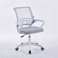 Крісло Bonro BN-619 біло-сіре