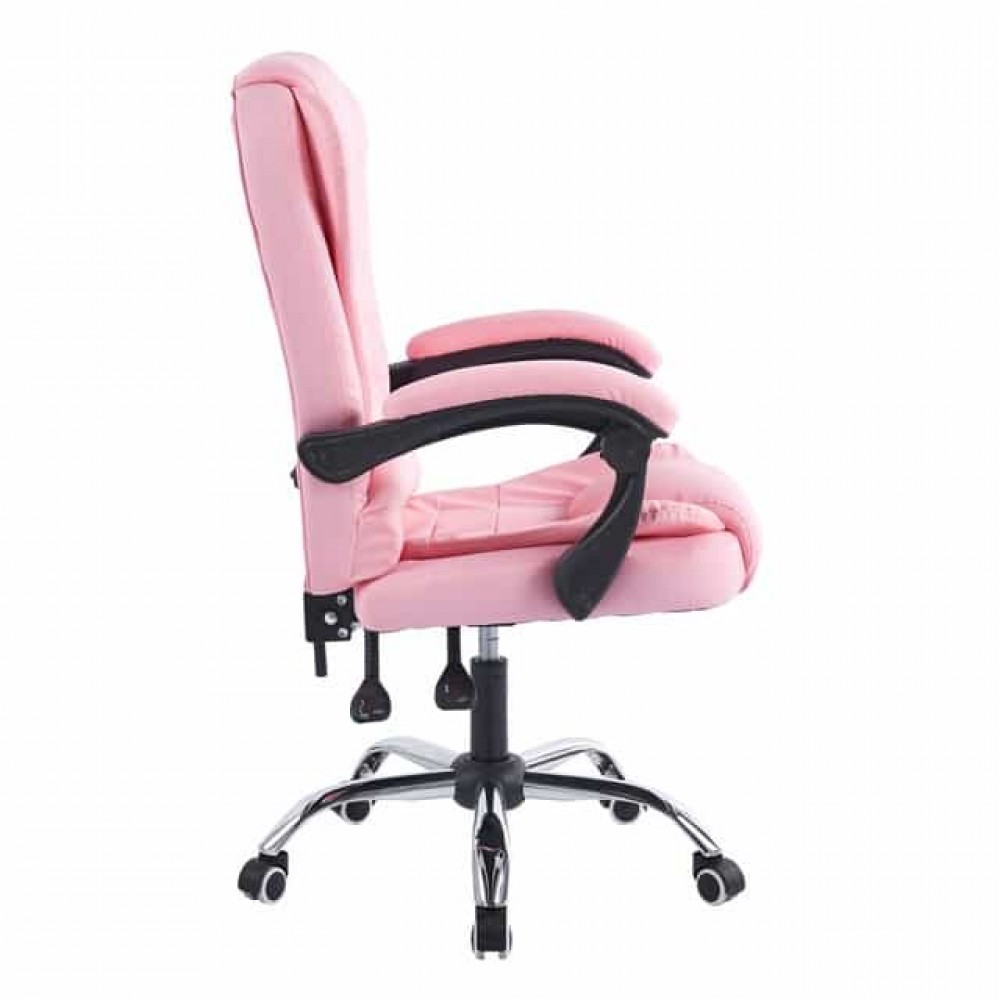 Крісло офісне Bonro BN-6070 рожеве