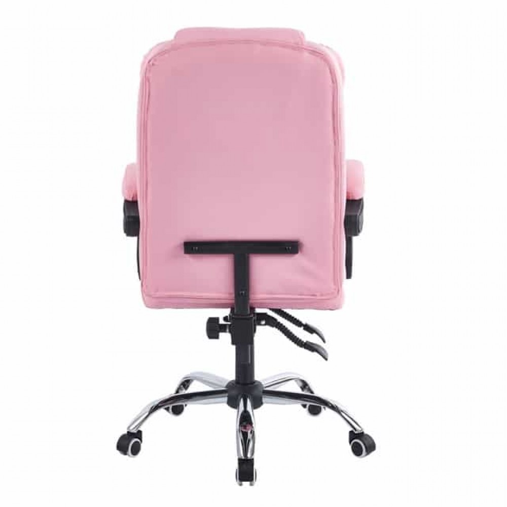 Крісло офісне Bonro BN-6070 рожеве