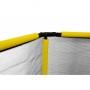 Батут шестиугольный Atleto Yellow 140 см с сеткой