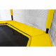 Батут шестиугольный Atleto Yellow 140 см с сеткой