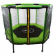 Батут шестиугольный Atleto Green 140 см с сеткой