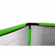 Батут шестиугольный Atleto Green 140 см с сеткой