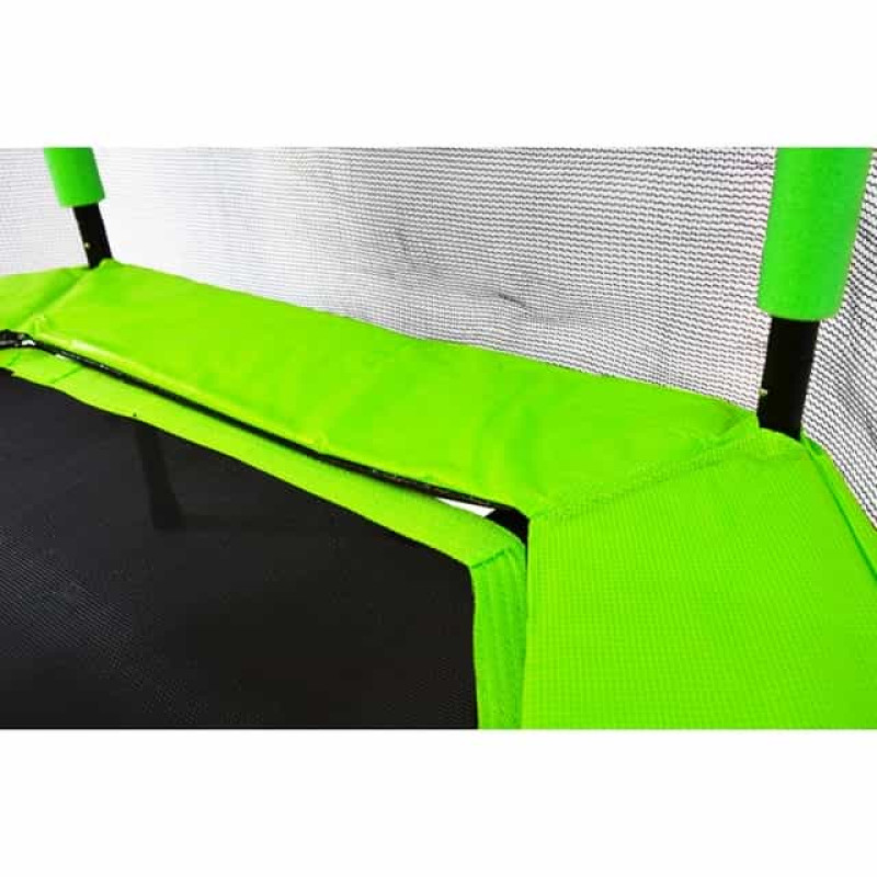 Батут шестиугольный Atleto Green 140 см с сеткой