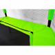 Батут шестиугольный Atleto Green 140 см с сеткой