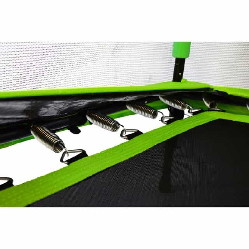 Батут шестиугольный Atleto Green 140 см с сеткой