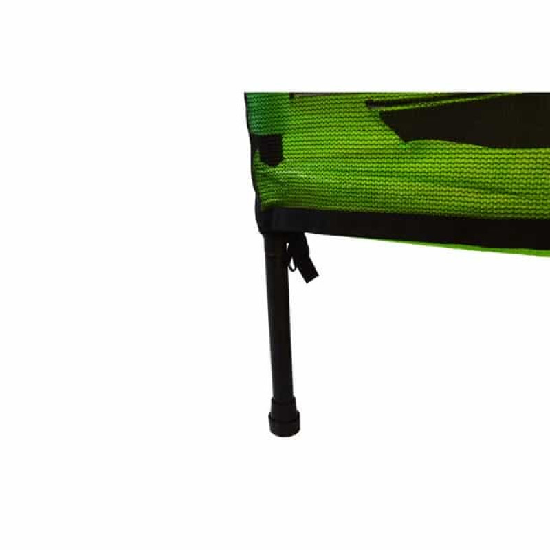 Батут шестиугольный Atleto Green 140 см с сеткой