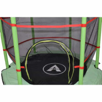 Батут Atleto New Green 140 см з сіткою