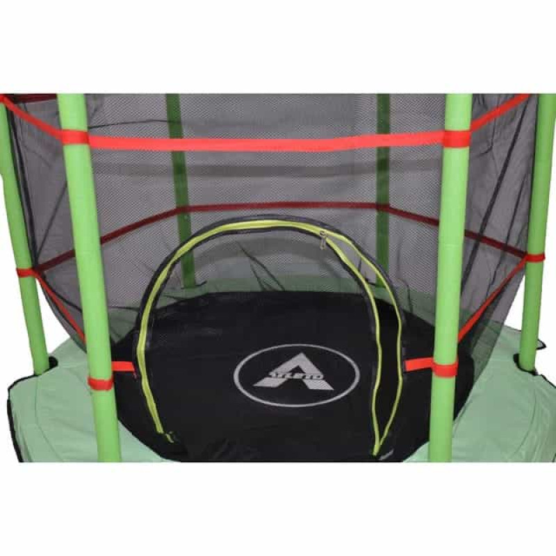 Батут Atleto New Green 140 см с сеткой
