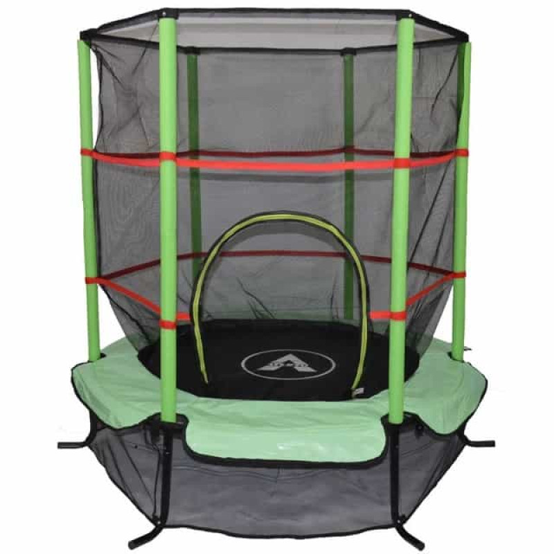 Батут Atleto New Green 140 см с сеткой