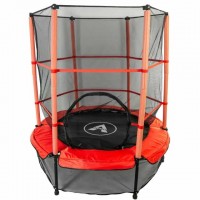 Батут Atleto Red 140 см с сеткой