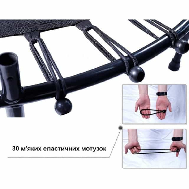 Батут Atleto Green 140 см с сеткой