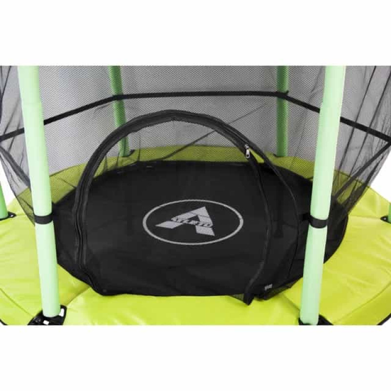 Батут Atleto Green 140 см с сеткой
