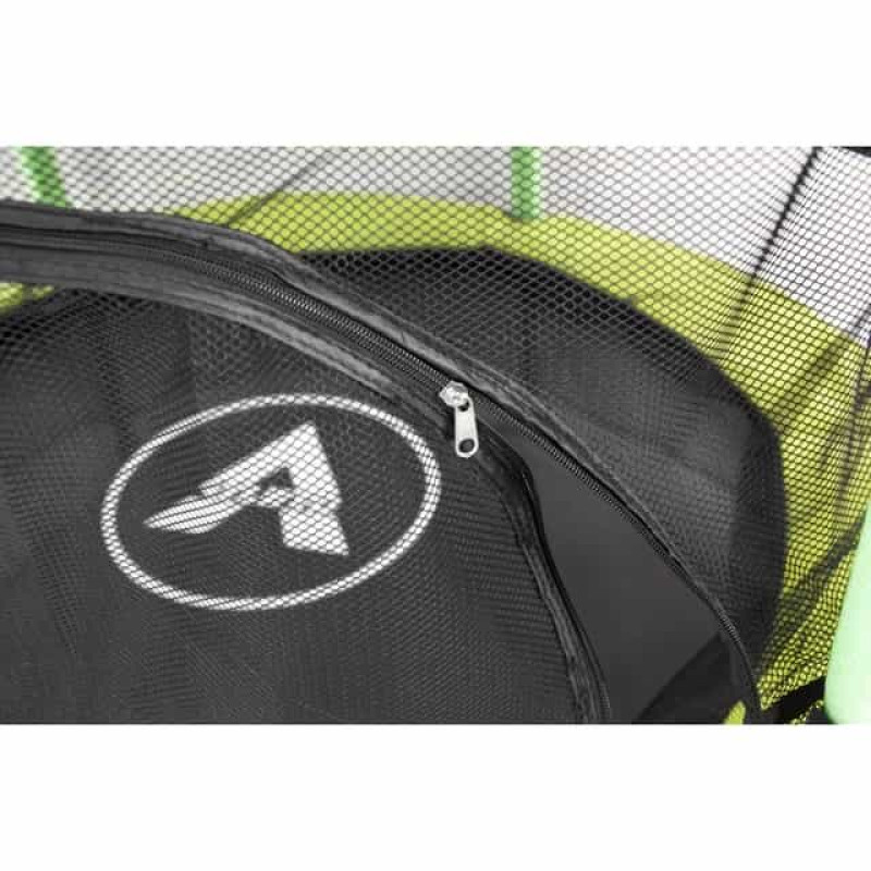 Батут Atleto Green 140 см с сеткой