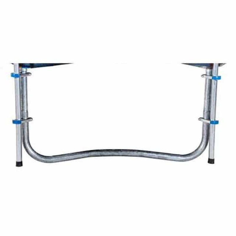 Батут Atleto Blue 312 см з зовнішньої сіткою і драбинкою