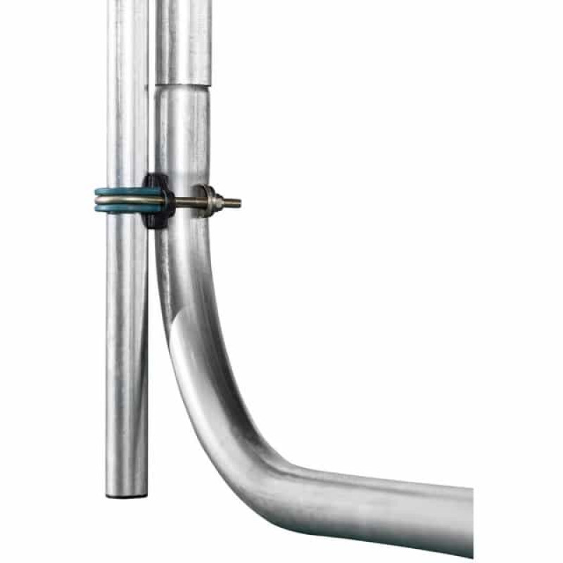 Батут Atleto Blue 435 см с внешней сеткой и лестницей