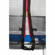 Батут Atleto Blue 465 см с внешней сеткой и лестницей